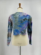 Long-Sleeved crop in XS - Foggy Morning Colorway