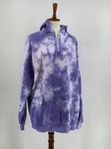 Hooded Sweatshirt in XL - Purple Splatter colorway
