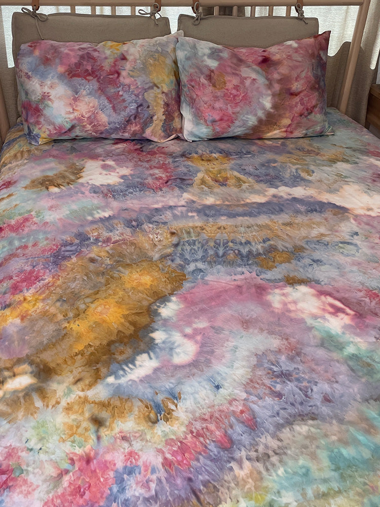 Ice-Dyed Pillow Set
