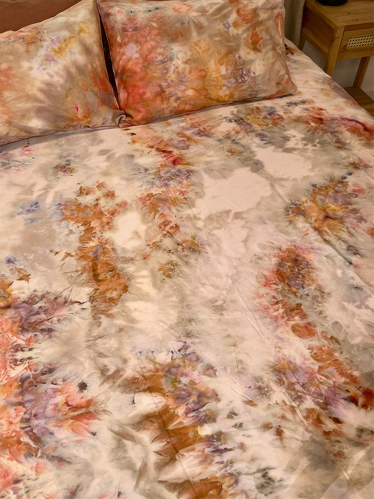 Ice-Dyed Bedsheet Set
